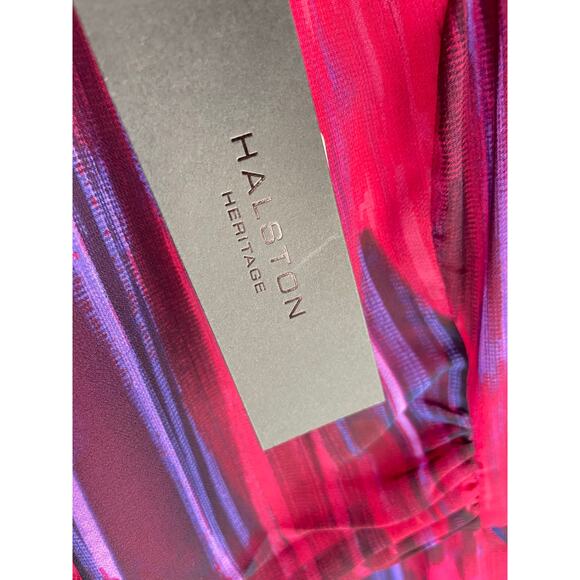 NWT Halston Heritage Woman’s Flutter Cape Sleeve Dress Size 8 - Picture 6 of 7